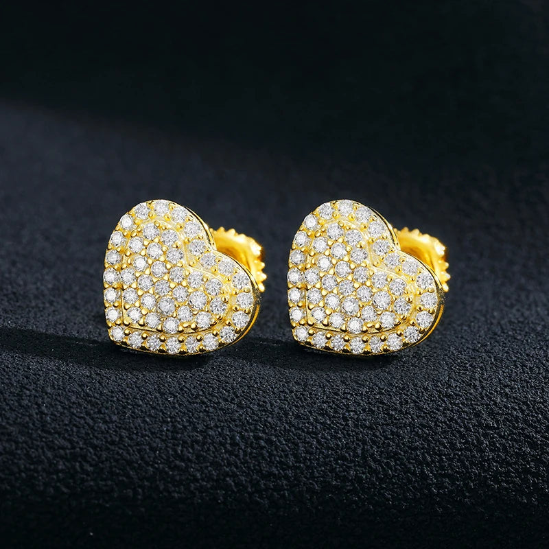 Simply Suddle Heart Earrings