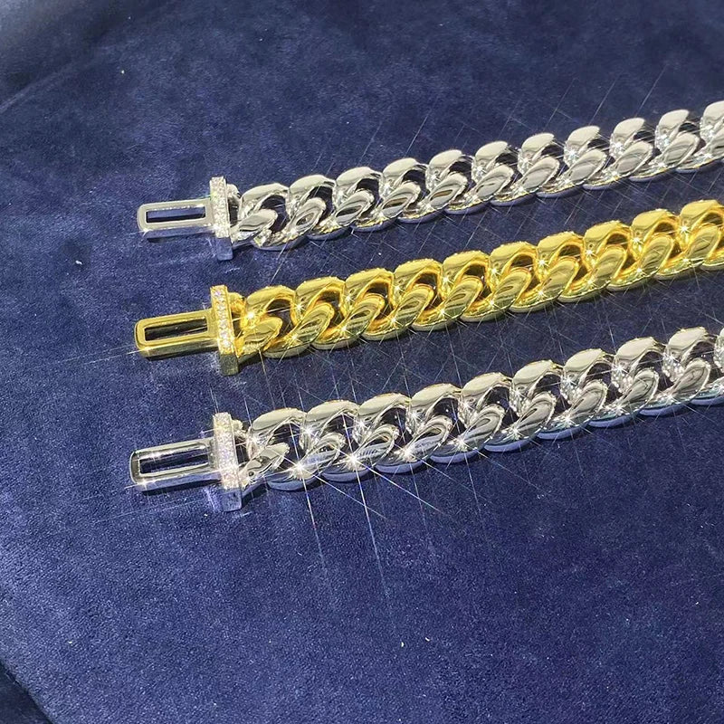 VVS 12MM Cuban Bracelet