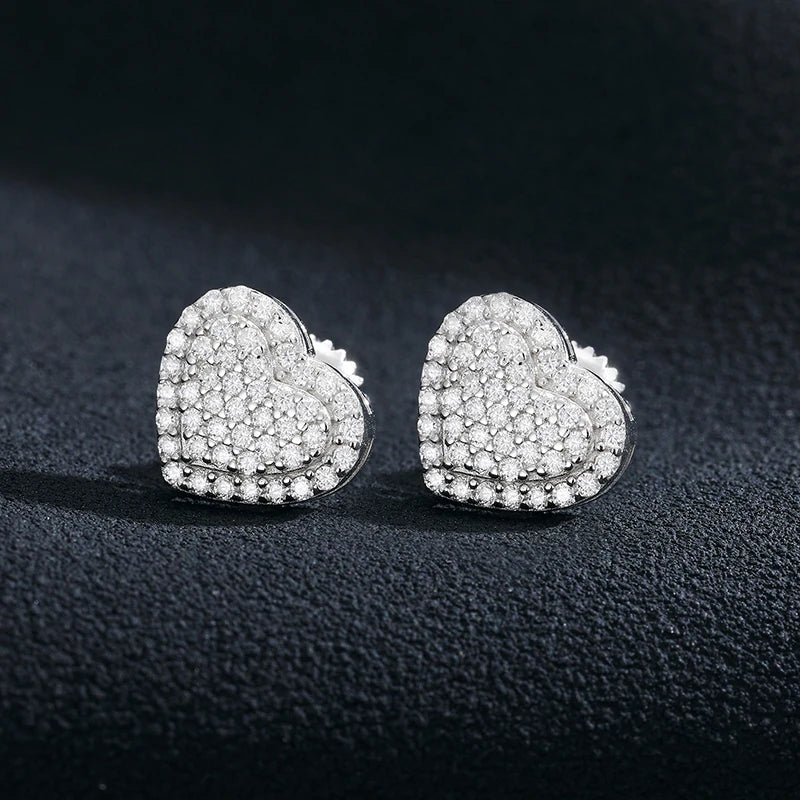 Simply Suddle Heart Earrings