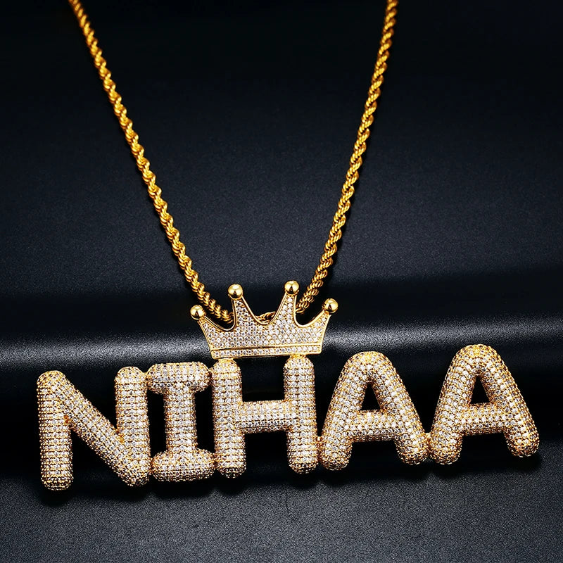 2 Crown Name Pendant