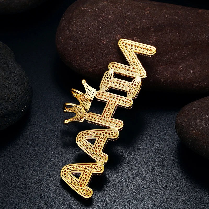2 Crown Name Pendant