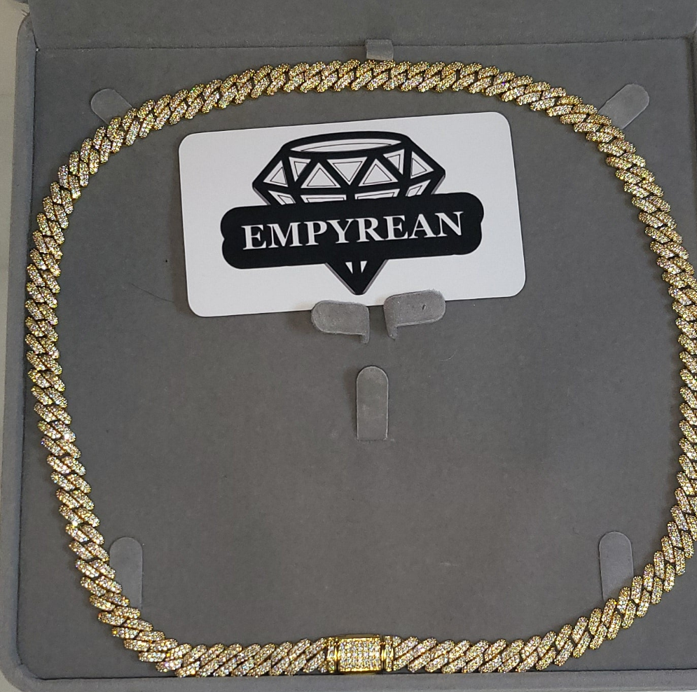 10MM Miami Cuban Link Necklace Bracelet