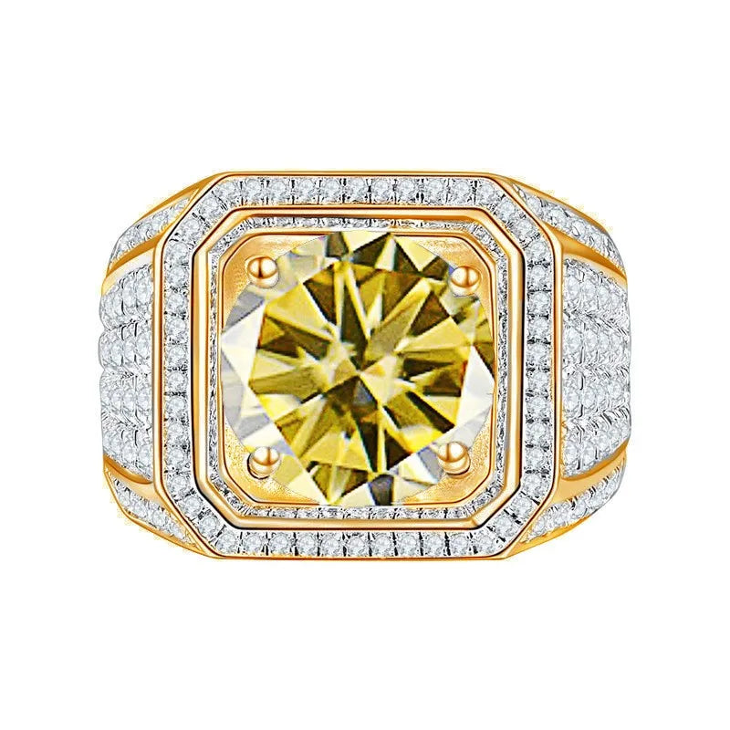 Empire Cut 1CT 6.5mm Moissanite Ring