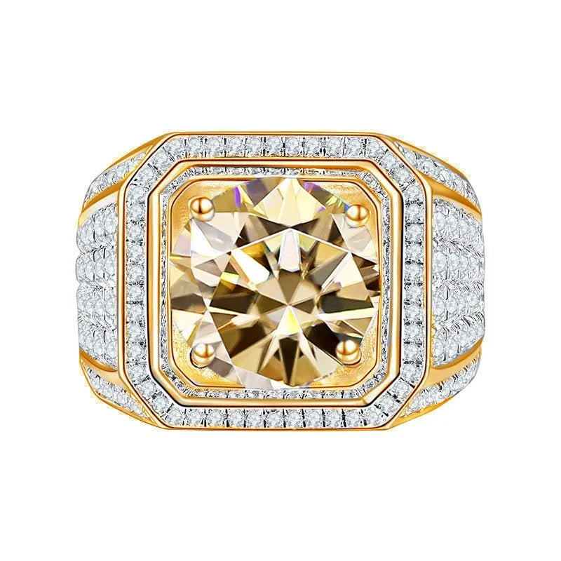 Empire Cut 1CT 6.5mm Moissanite Ring