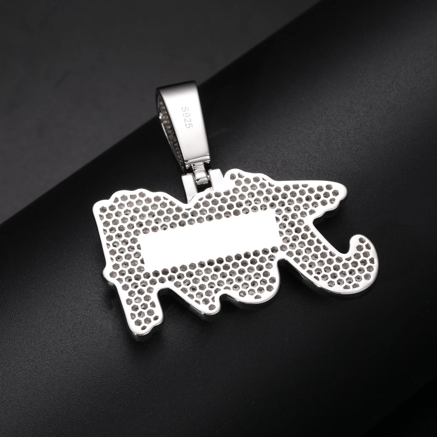 Alpha Ice Custom Initial Pendant
