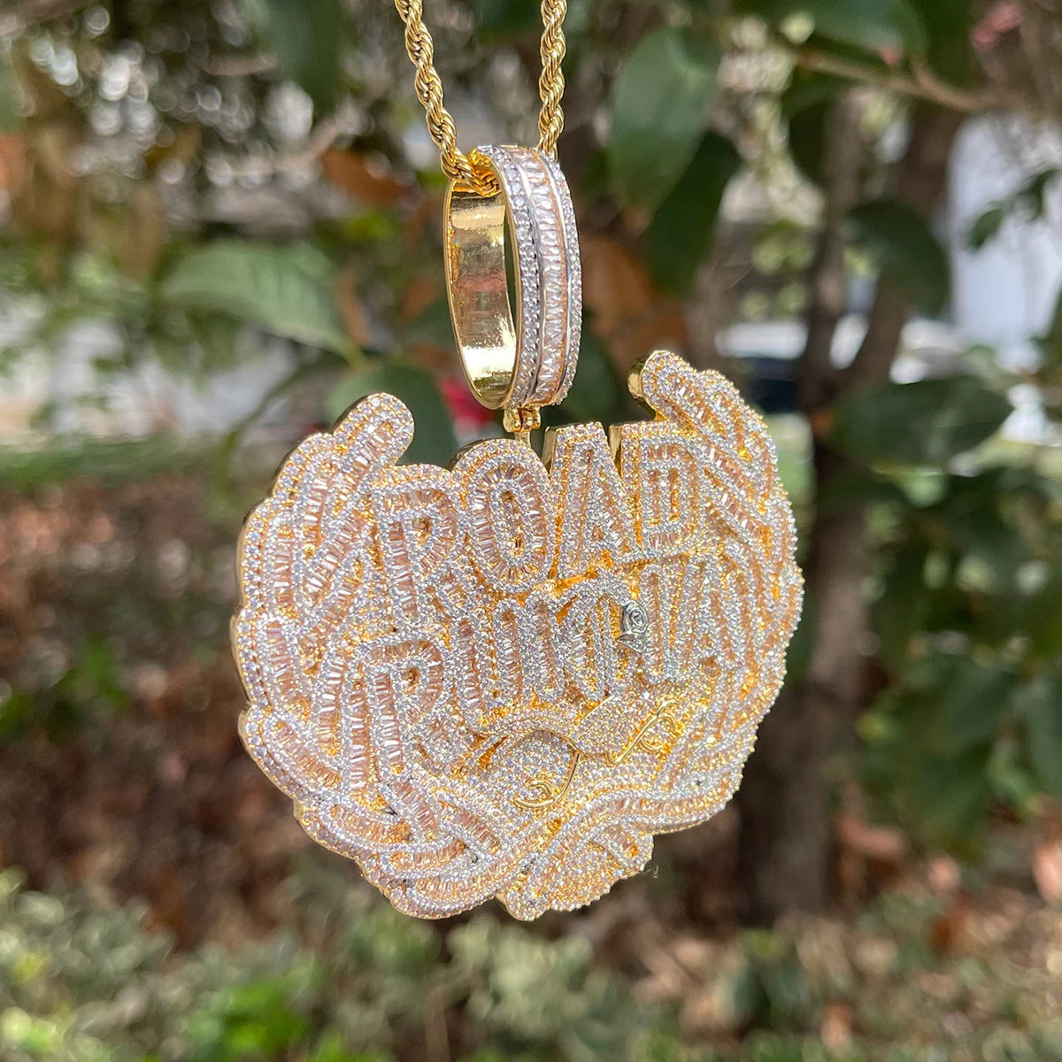Iced Out Road Runna Pendant