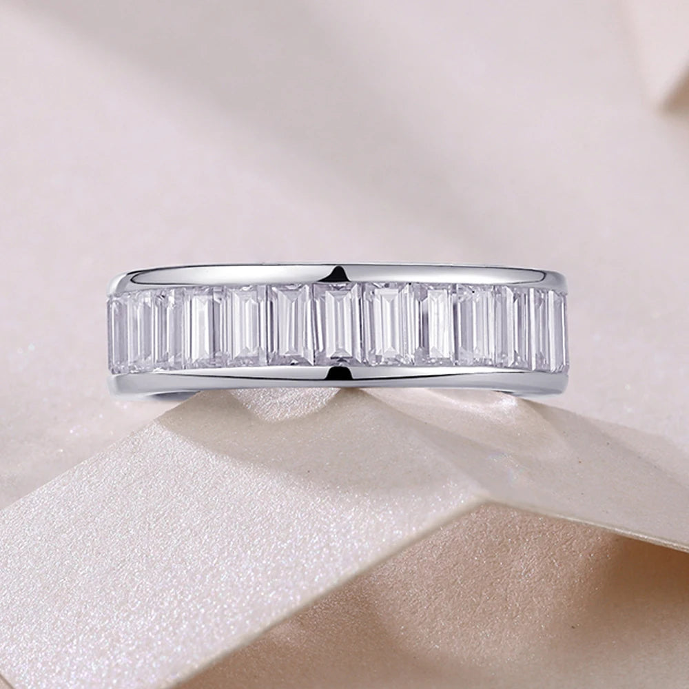 4mm Emerald Cut Ring