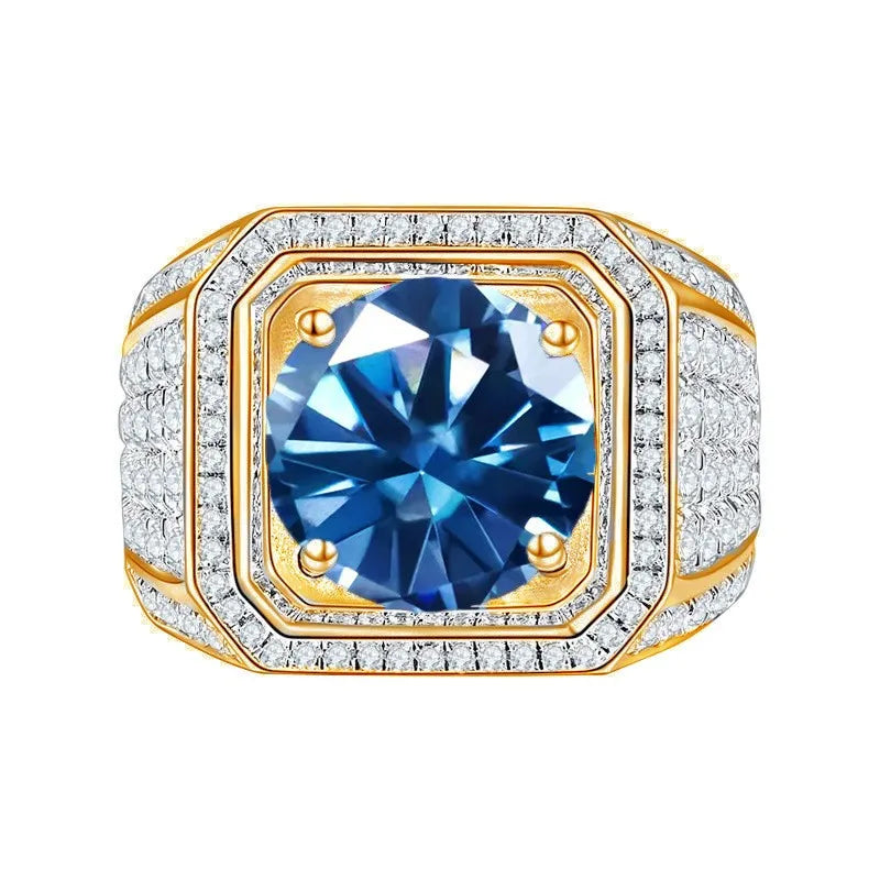 Empire Cut 1CT 6.5mm Moissanite Ring