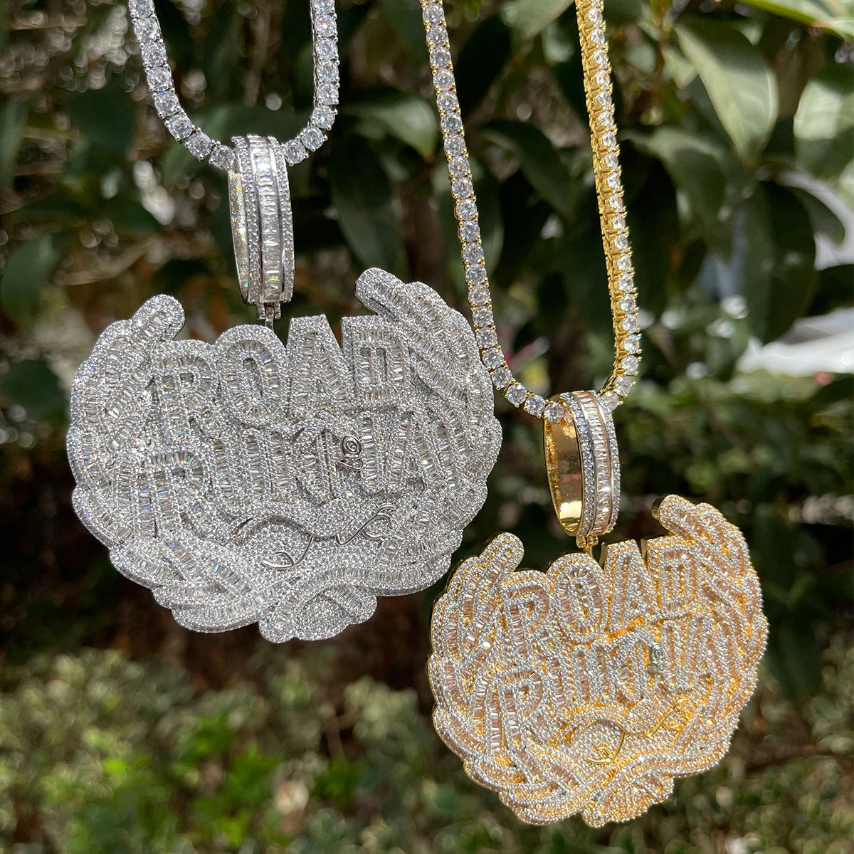 Iced Out Road Runna Pendant