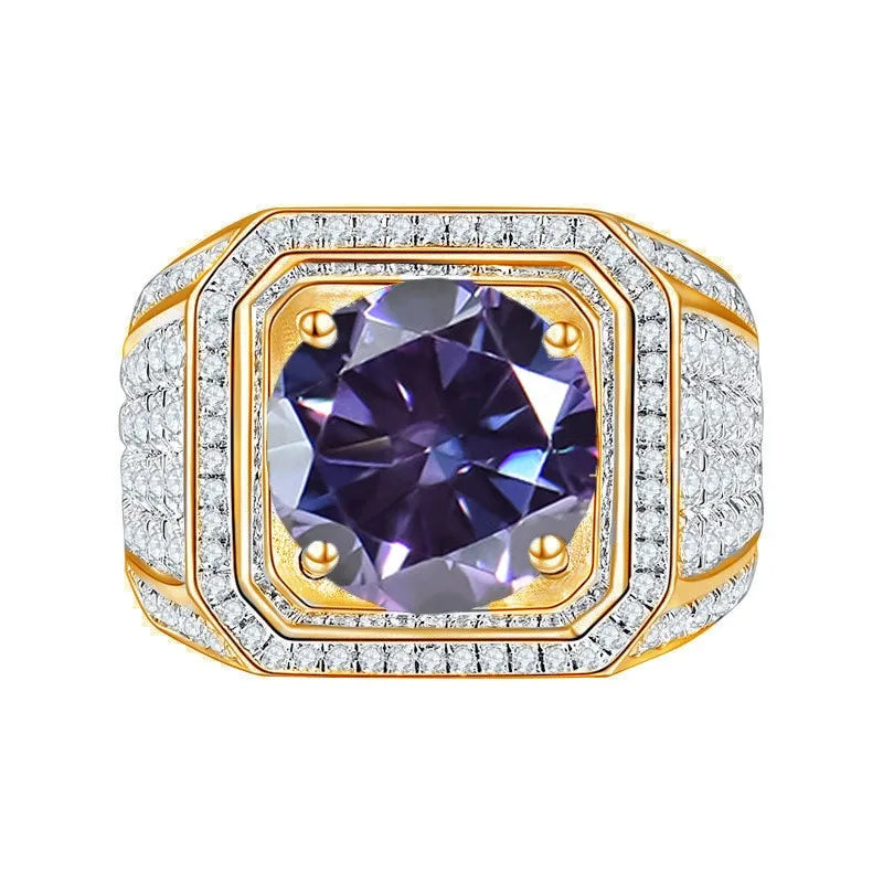 Empire Cut 1CT 6.5mm Moissanite Ring