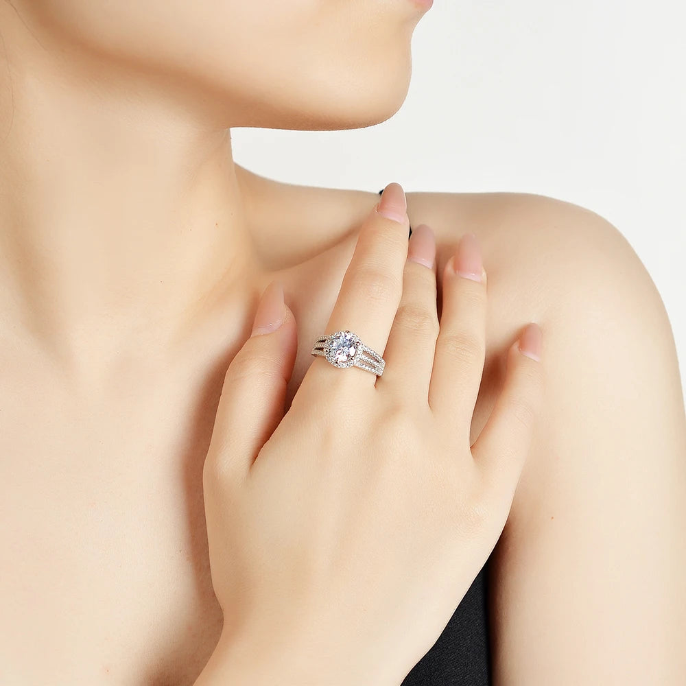 3-5ct Moissanite Grand Classic Ring