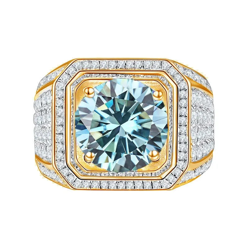 Empire Cut 1CT 6.5mm Moissanite Ring