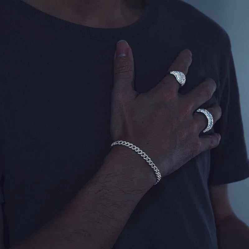 6MM 925 Sterling Silver Cuban Bracelet