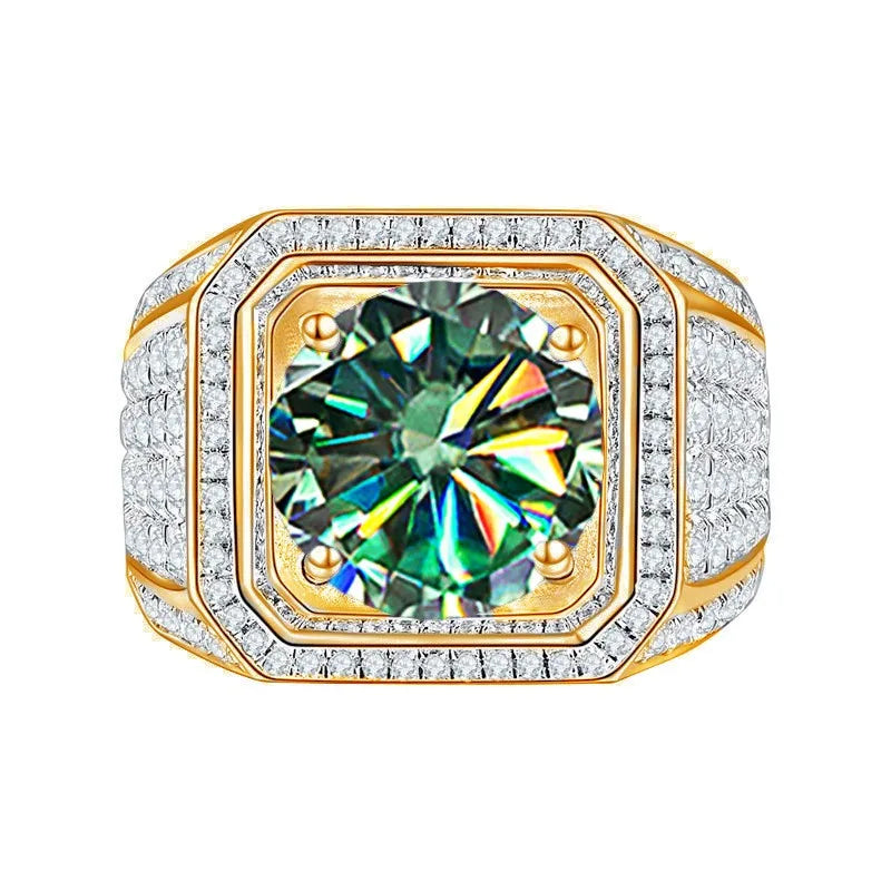 Empire Cut 1CT 6.5mm Moissanite Ring