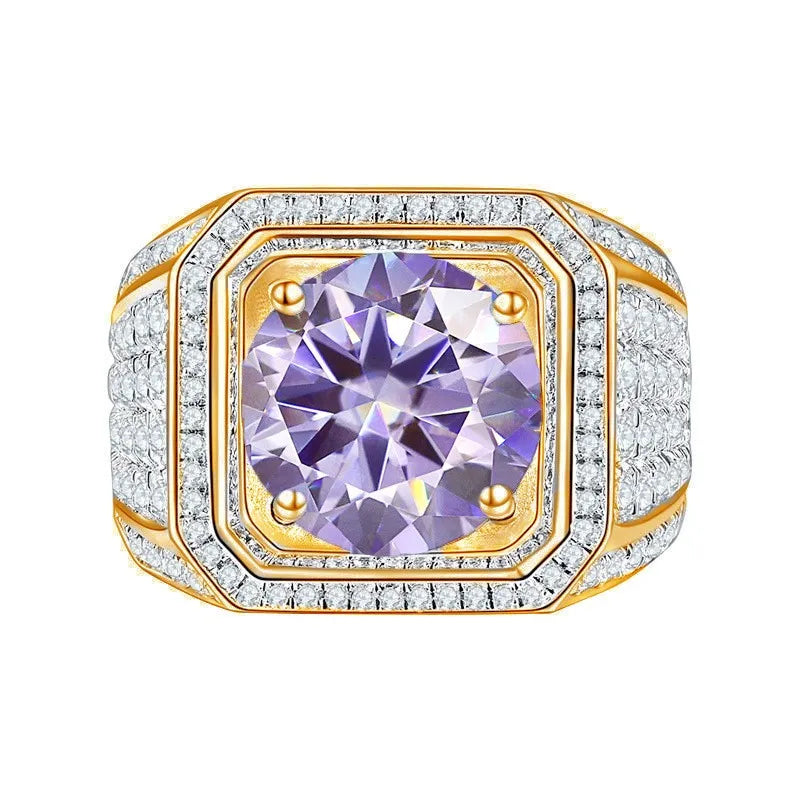 Empire Cut 1CT 6.5mm Moissanite Ring
