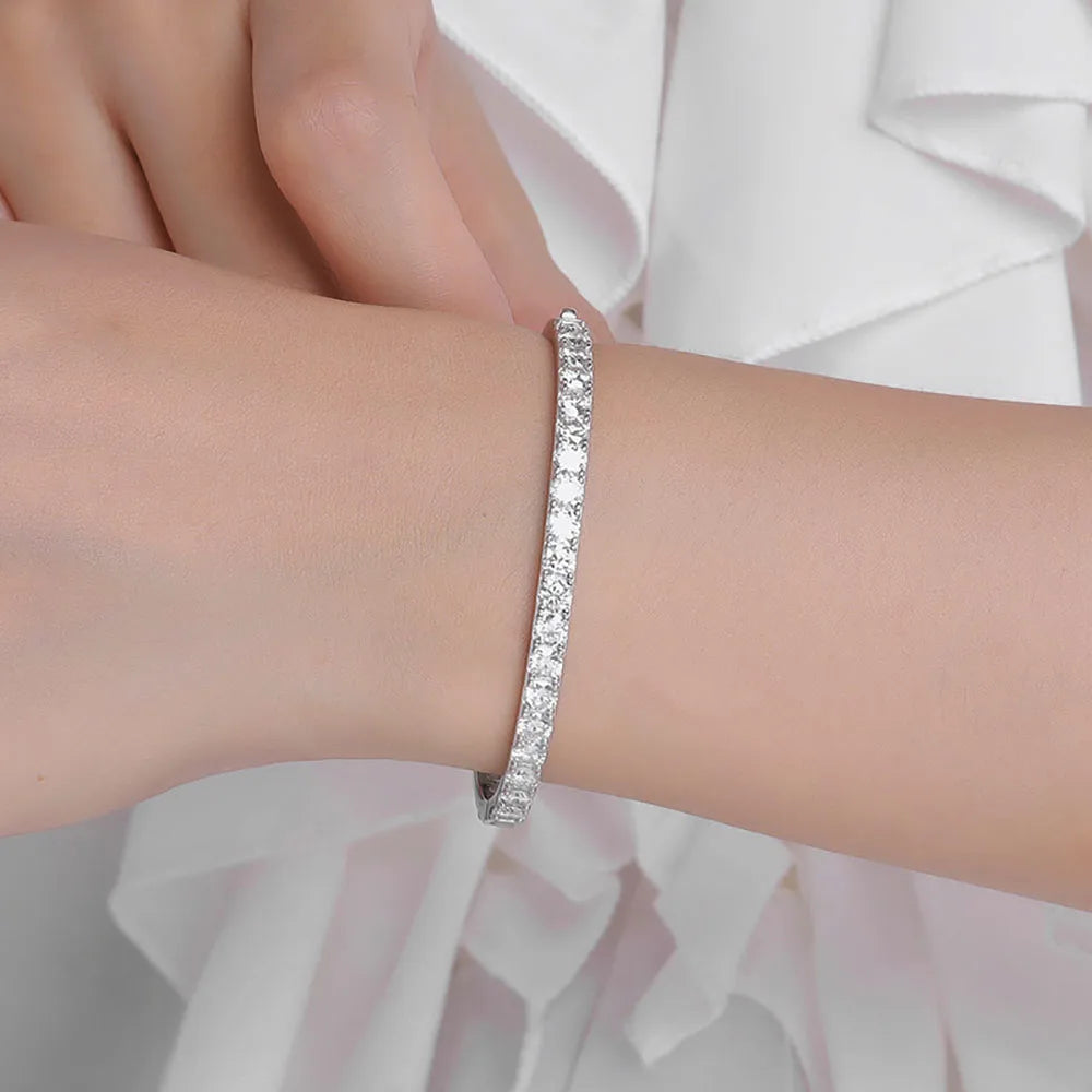 4mm Moissanite Bracelet