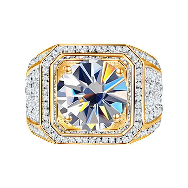 Empire Cut 1CT 6.5mm Moissanite Ring