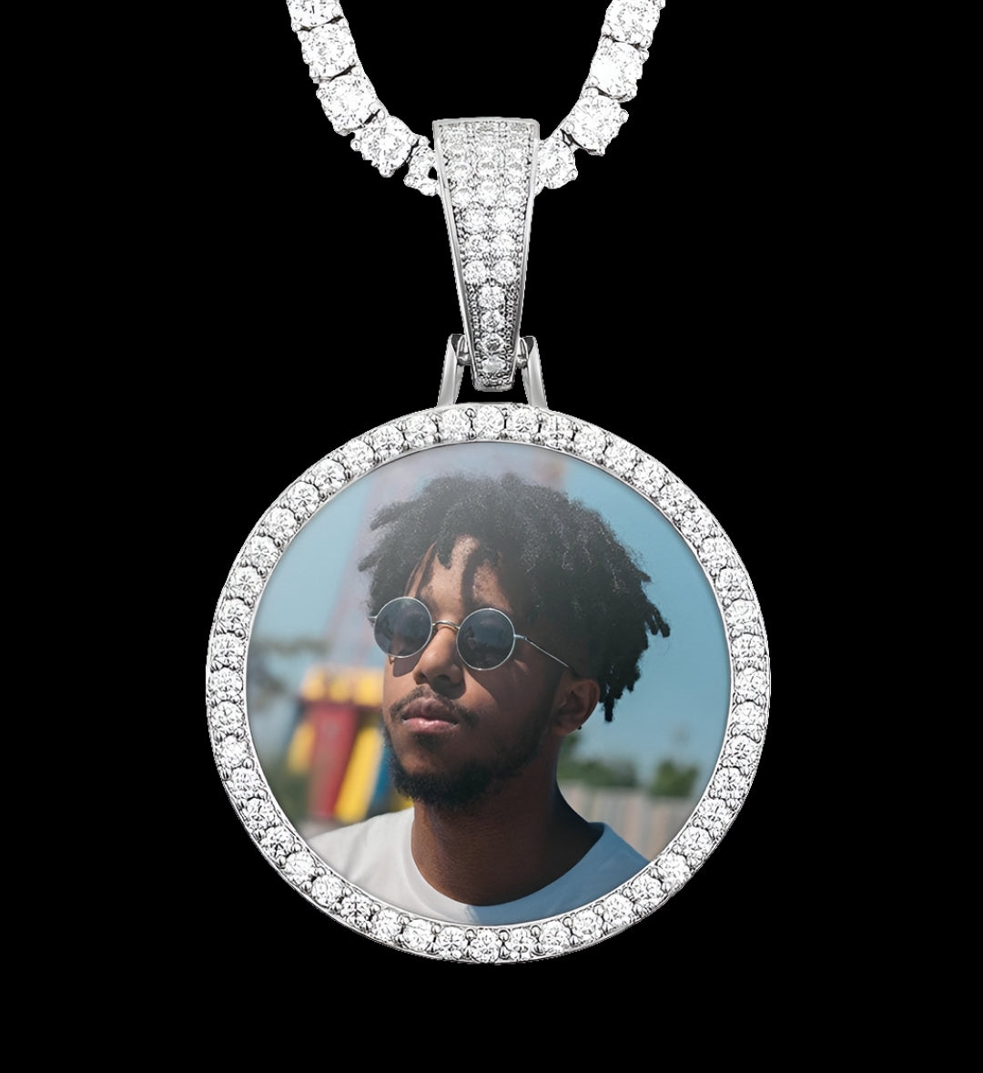 Circle Of Life VVS Memorial Photo Pendant