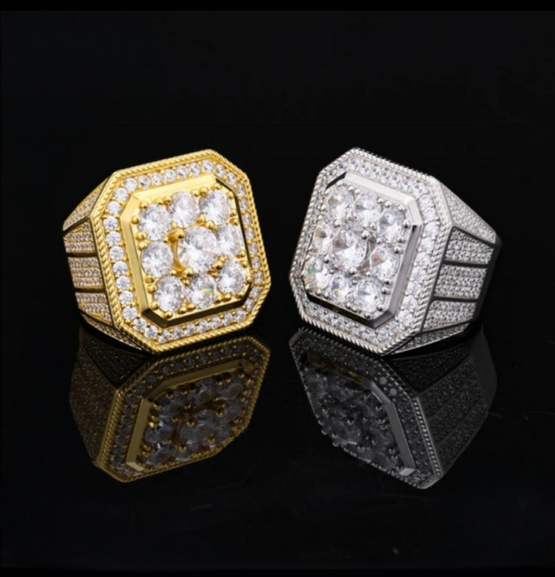 VVS Icy Square Ring