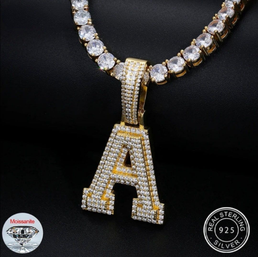 A-Z Single Letter Pendant