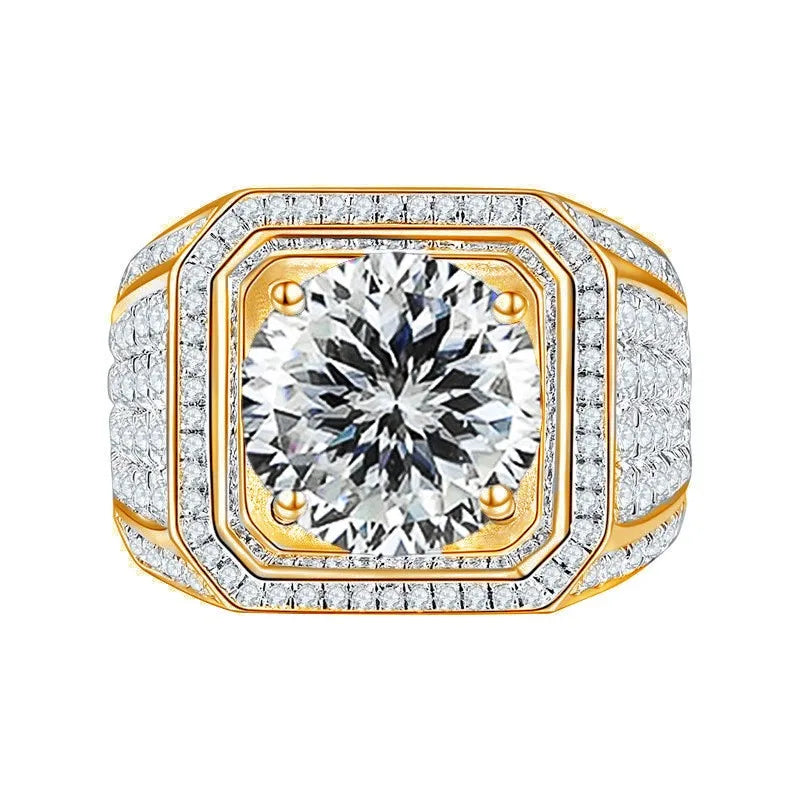 Empire Cut 1CT 6.5mm Moissanite Ring