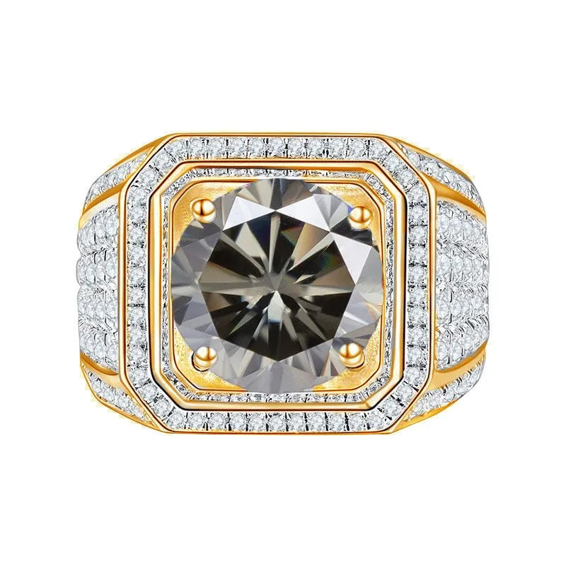 Empire Cut 1CT 6.5mm Moissanite Ring