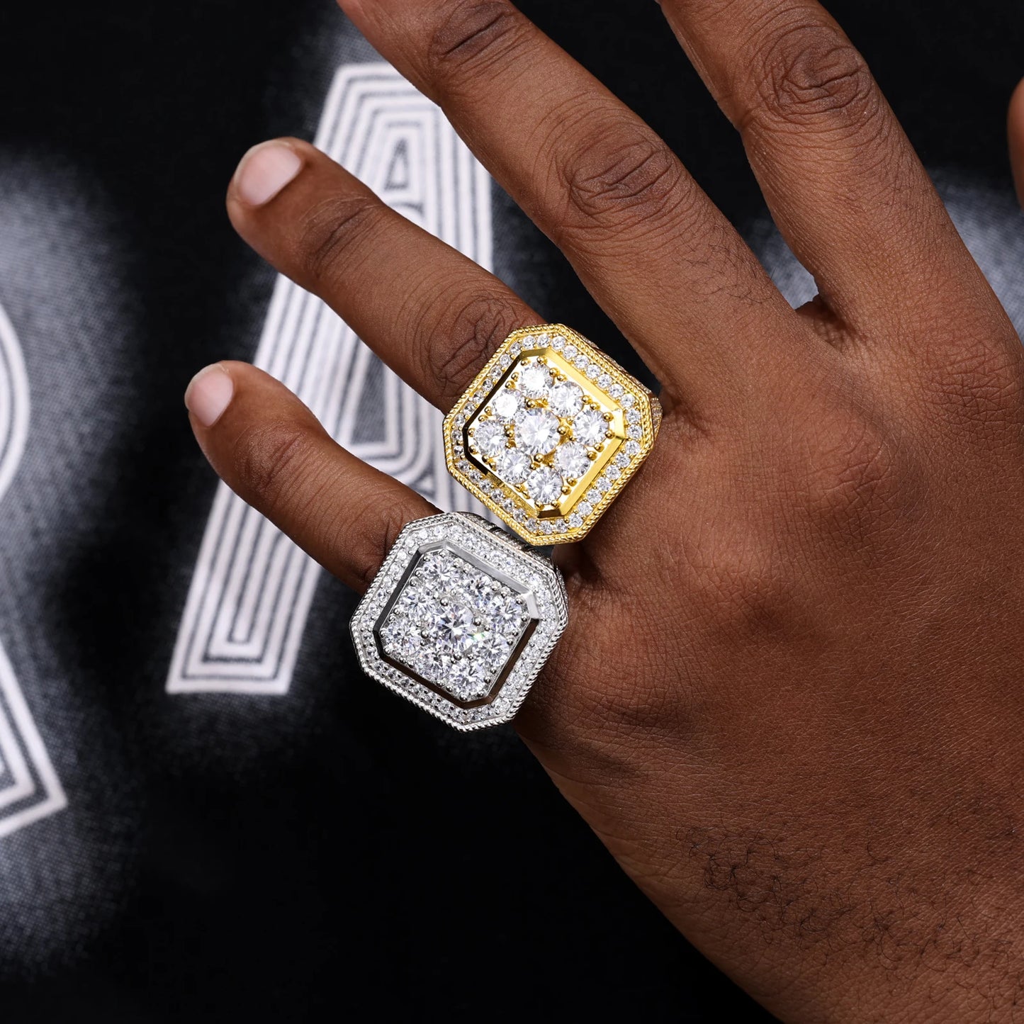 VVS Icy Square Ring