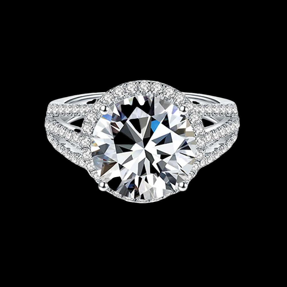 3-5ct Moissanite Grand Classic Ring