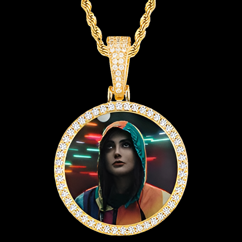Circle Of Life VVS Memorial Photo Pendant