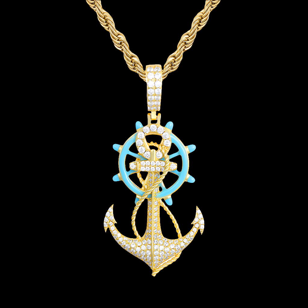 VVS Glow Rudder Anchor Pendant