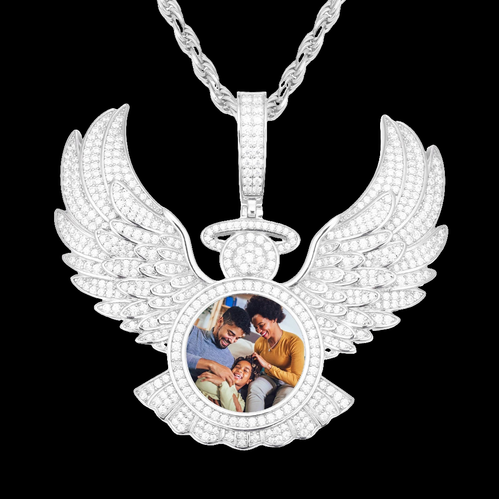 Angel Wings Memorial Pendant