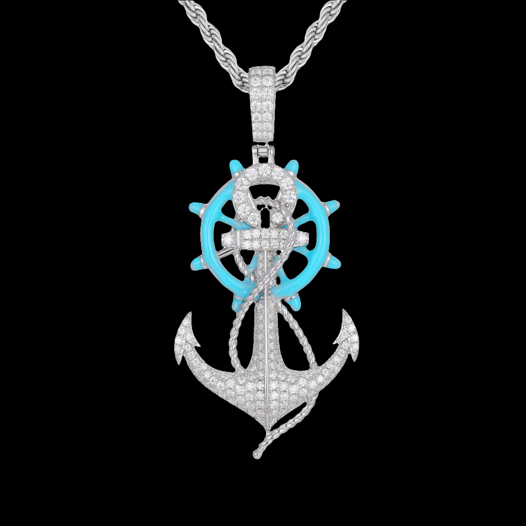 VVS Glow Rudder Anchor Pendant