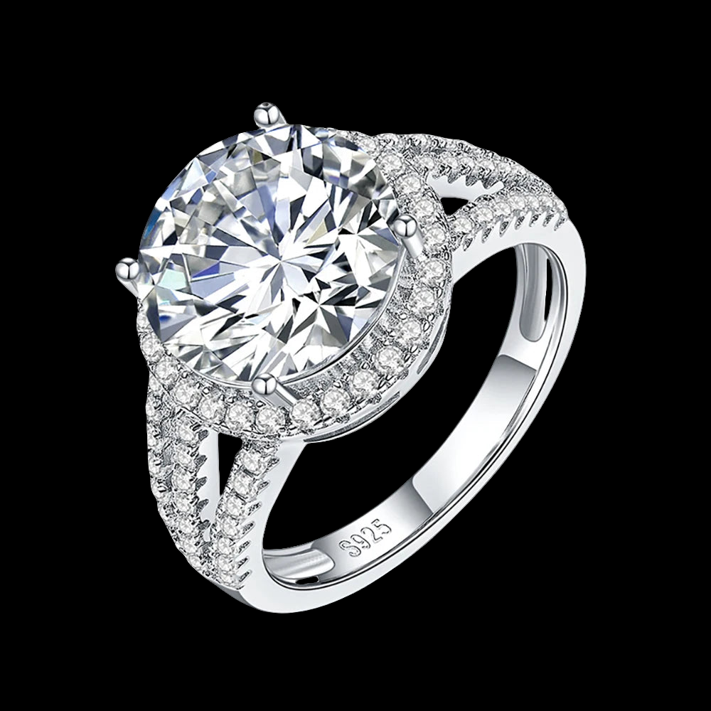3-5ct Moissanite Grand Classic Ring