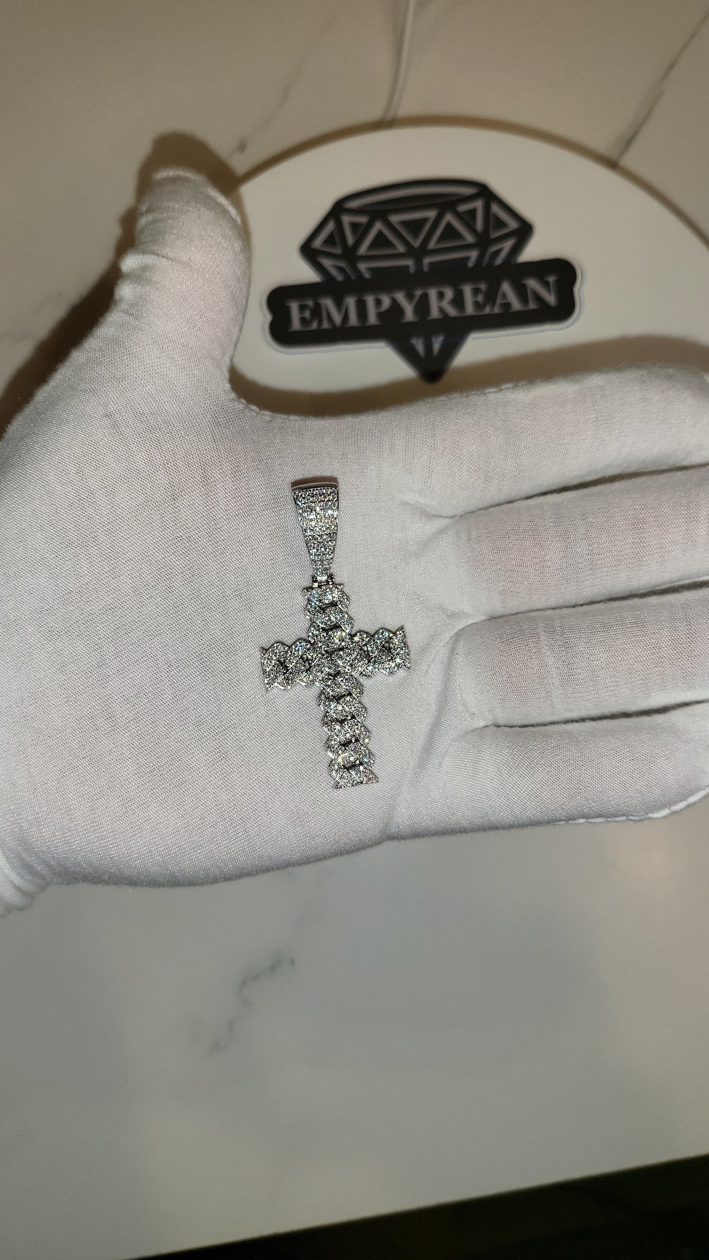 VVS Cuban Cross Pendant