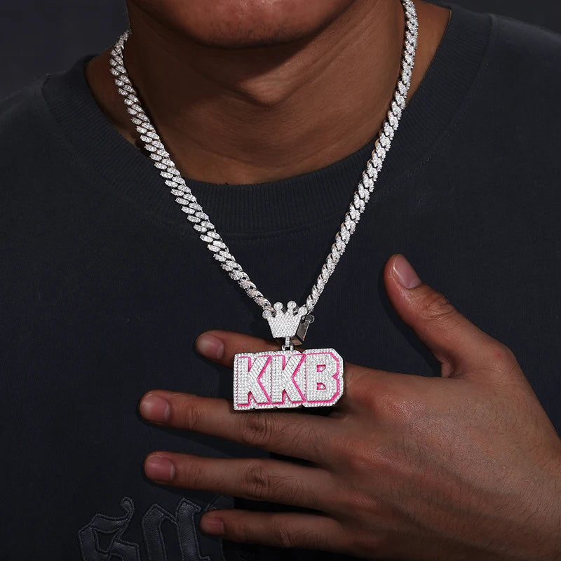 Custom Glow In The Dark Letter Pendant