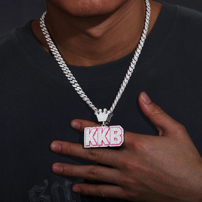 Custom Glow In The Dark Letter Pendant