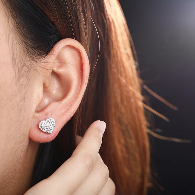 Simply Suddle Heart Earrings