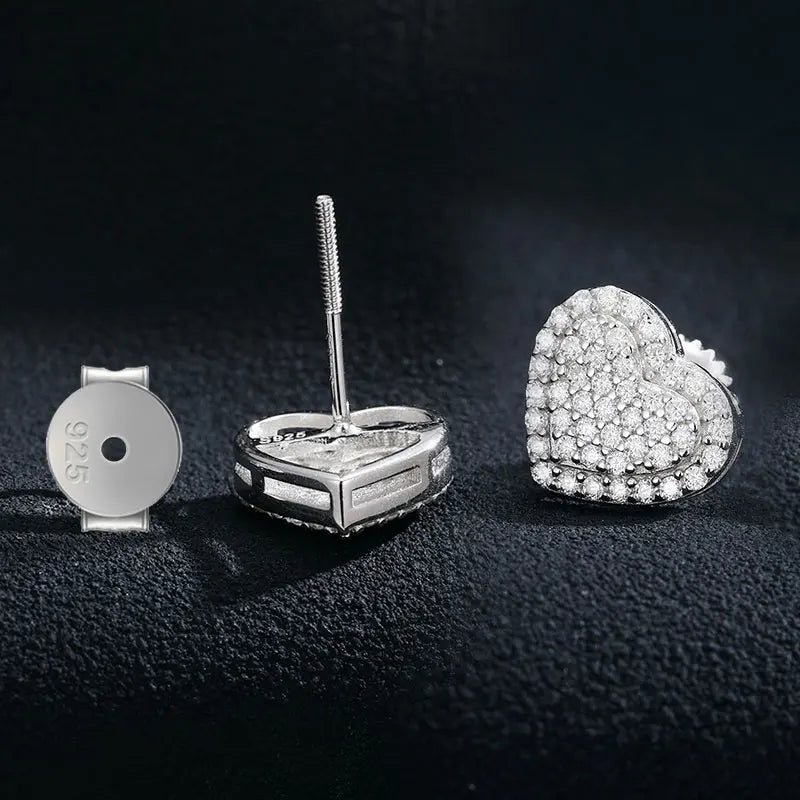 Simply Suddle Heart Earrings