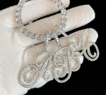 Cursive Letters Pendant