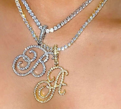Cursive Letters Pendant