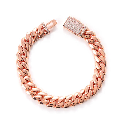 Rose Gold Cuban Link Chain 10-22mm