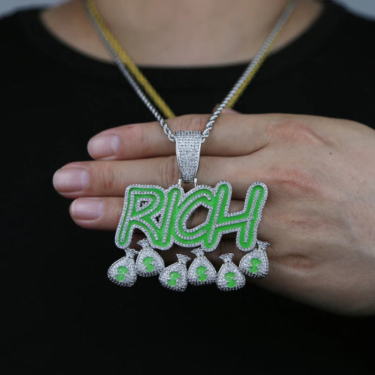 Glow In The Dark Rich Pendant