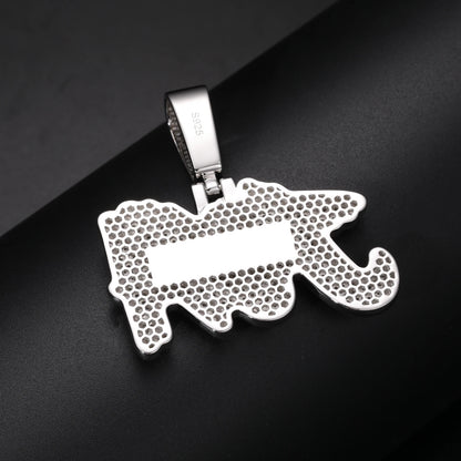 Alpha Ice Custom Initial Pendant