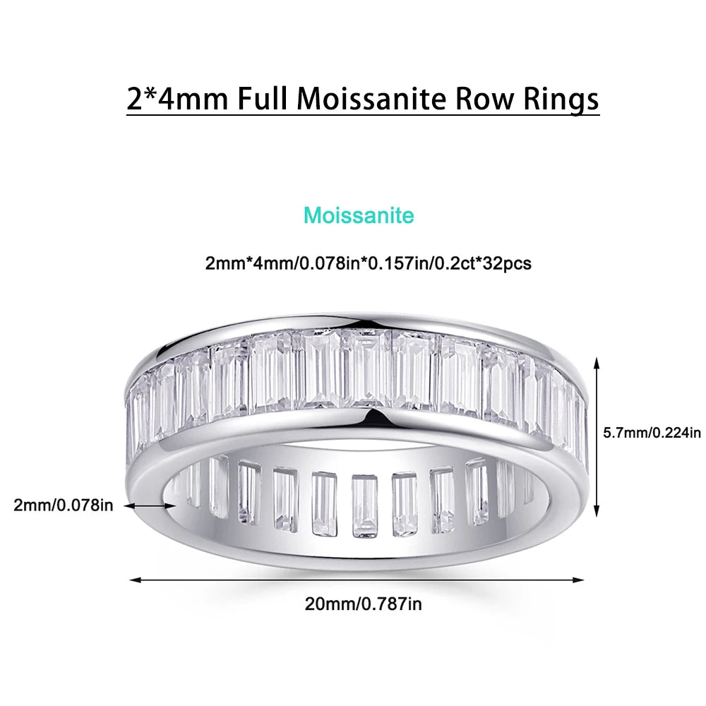 4mm Emerald Cut Ring