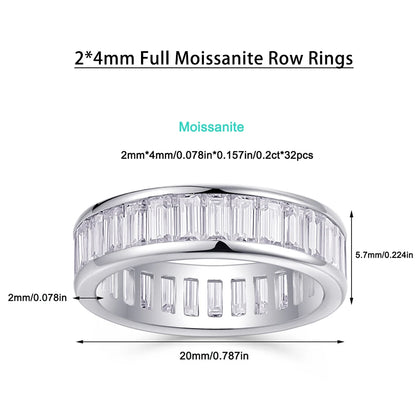 4mm Emerald Cut Ring