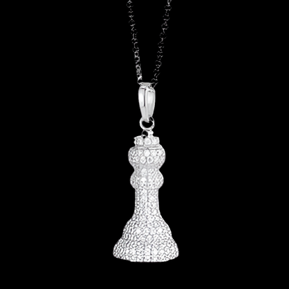 VVS Iced Out Chess Pendant