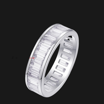 4mm Emerald Cut Ring