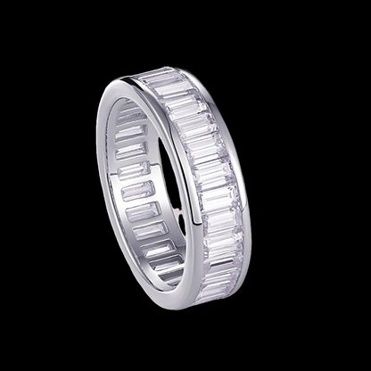 4mm Emerald Cut Ring
